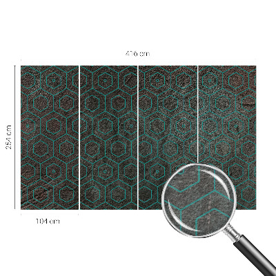 Modern wall mural Geometric pattern