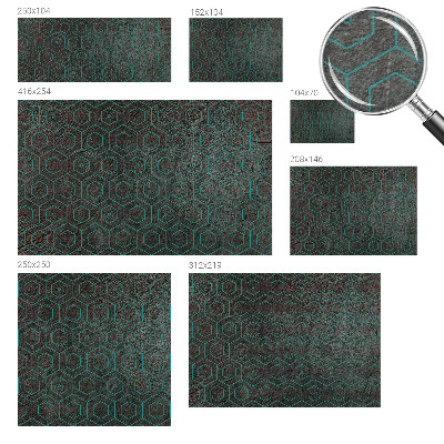 Modern wall mural Geometric pattern
