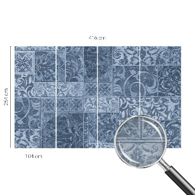 Custom size wall mural Plant ornaments