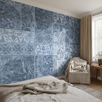 Custom size wall mural Plant ornaments