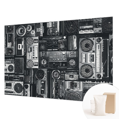 Modern wall mural for bedroom Retro radio