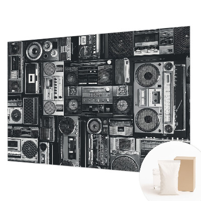 Modern wall mural for bedroom Retro radio
