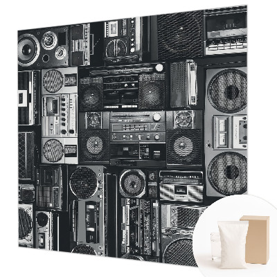 Modern wall mural for bedroom Retro radio