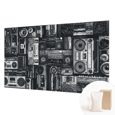 Modern wall mural for bedroom Retro radio