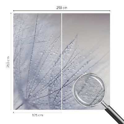 Premium wall mural for bedroom Dewy dandelion