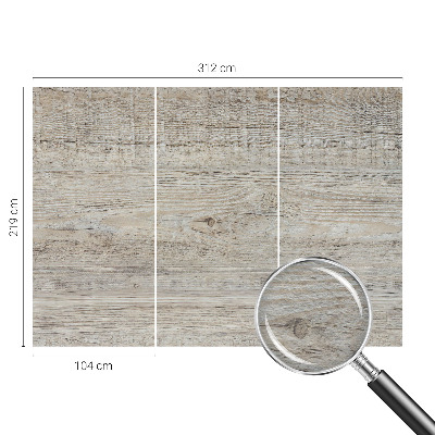 Wall mural Wooden rings