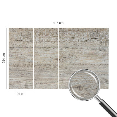 Wall mural Wooden rings