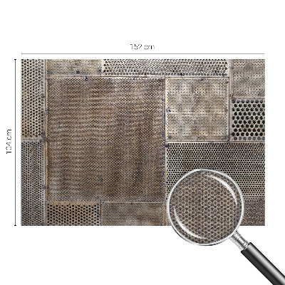 Wall mural for living room Metallic patterns