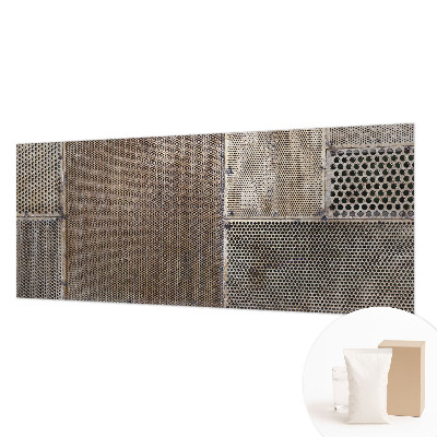 Wall mural for living room Metallic patterns