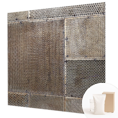 Wall mural for living room Metallic patterns