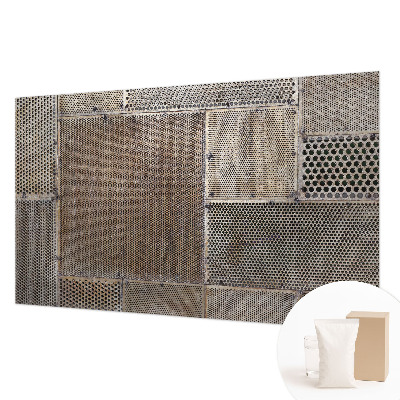 Wall mural for living room Metallic patterns