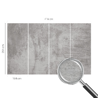 Wallpaper mural for living room Raw concrete