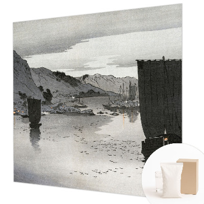 Large wallpaper mural Evening bay