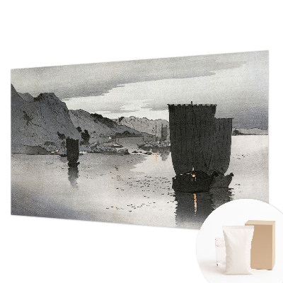 Large wallpaper mural Evening bay