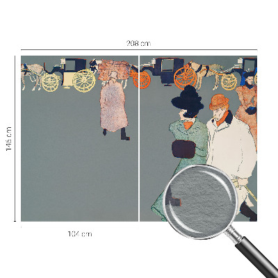 Modern wall mural Coach costumes