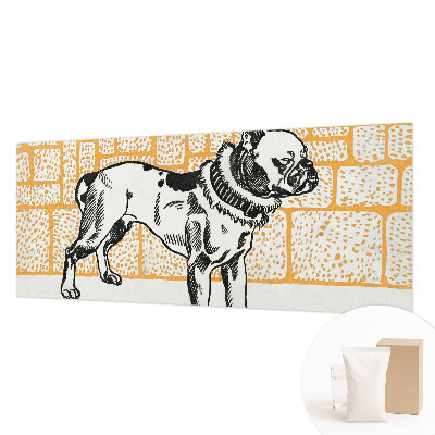 Custom size wall mural Retro dog