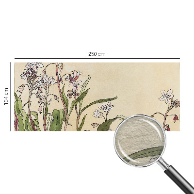 Modern wall mural for bedroom Floral elegance