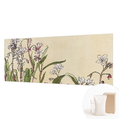 Modern wall mural for bedroom Floral elegance