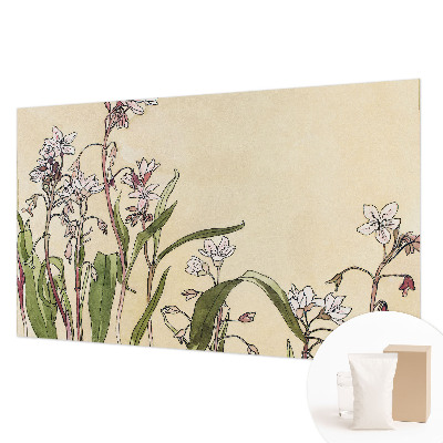 Modern wall mural for bedroom Floral elegance