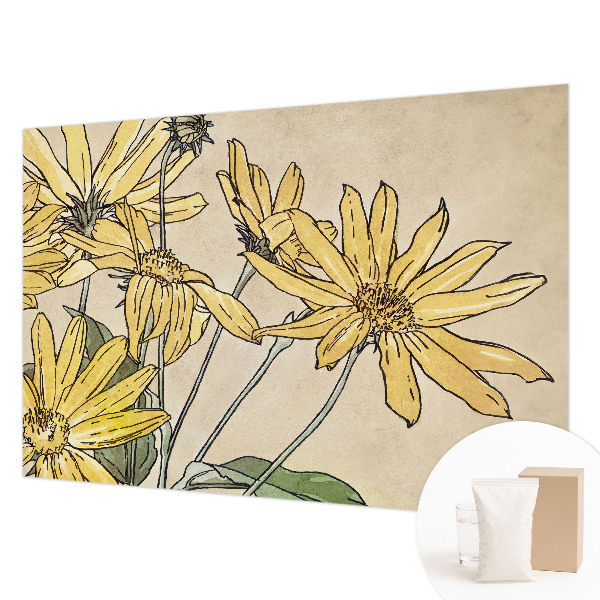 High quality photo wallpaper Watercolor flowers