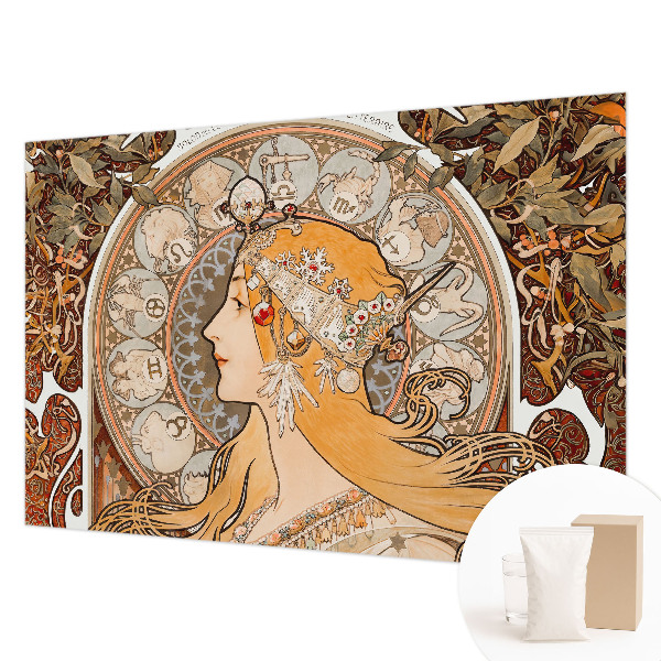 Decorative wall mural for living room Zodiacal elegance