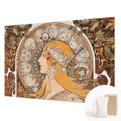 Decorative wall mural for living room Zodiacal elegance