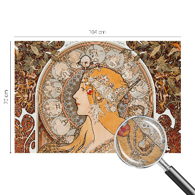Decorative wall mural for living room Zodiacal elegance