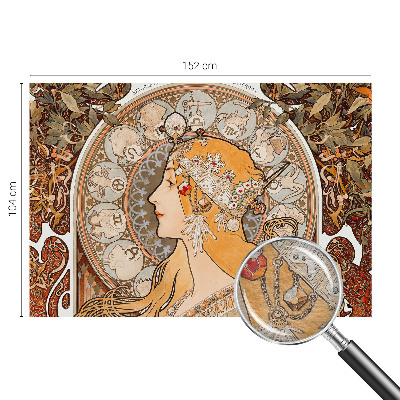 Decorative wall mural for living room Zodiacal elegance