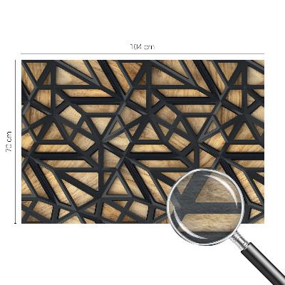 Wallpaper mural for living room Geometric connection