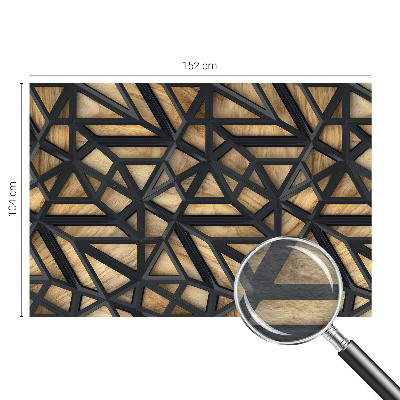 Wallpaper mural for living room Geometric connection