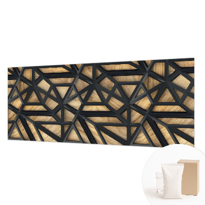 Wallpaper mural for living room Geometric connection