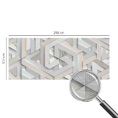 Large wall mural Illusory forms