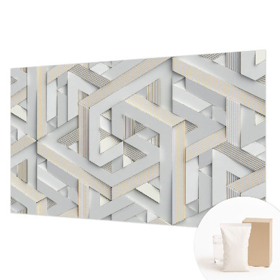 Large wall mural Illusory forms
