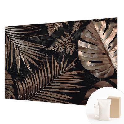 Large wallpaper mural Exotic leaves