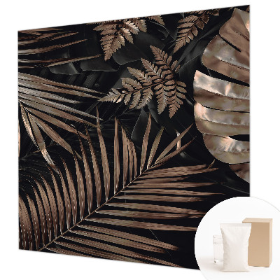 Large wallpaper mural Exotic leaves