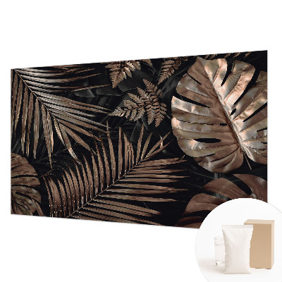 Large wallpaper mural Exotic leaves