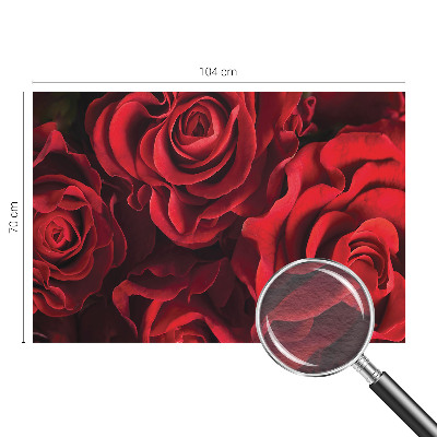 Custom size wall mural Red roses