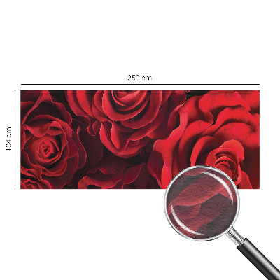 Custom size wall mural Red roses