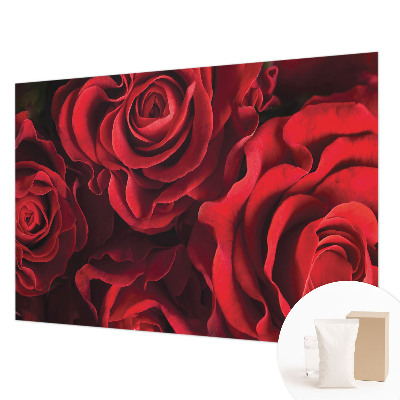 Custom size wall mural Red roses