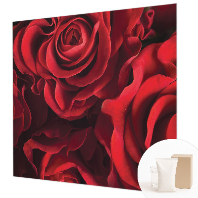 Custom size wall mural Red roses