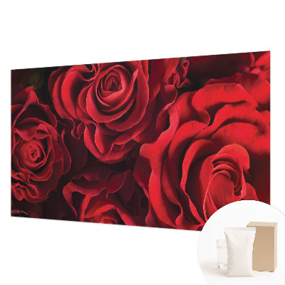Custom size wall mural Red roses