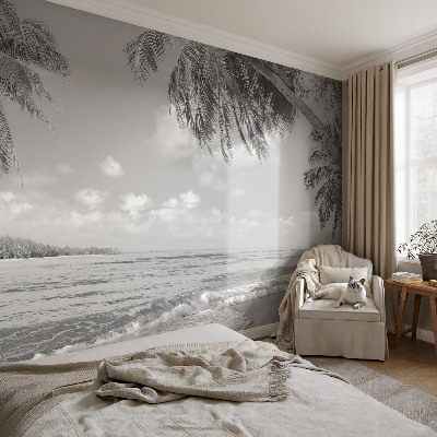 Modern wall mural for bedroom Tropical paradise