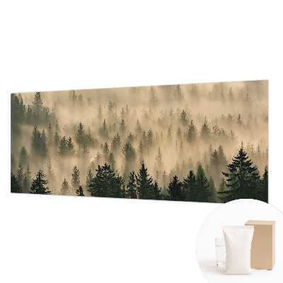 Premium photo wallpaper Forest fog