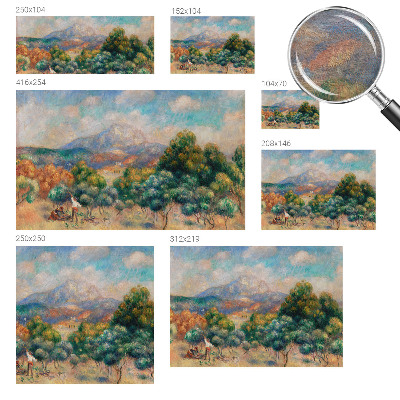 Decorative wall mural for living room Mountain landscape