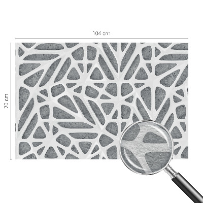 Non-woven wall mural Geometric network