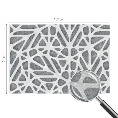 Non-woven wall mural Geometric network