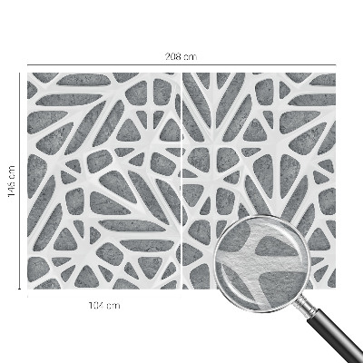 Non-woven wall mural Geometric network