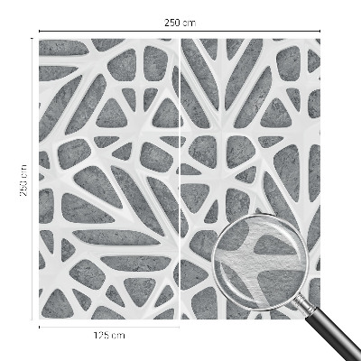 Non-woven wall mural Geometric network