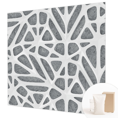 Non-woven wall mural Geometric network
