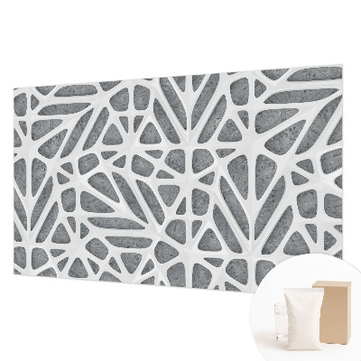 Non-woven wall mural Geometric network